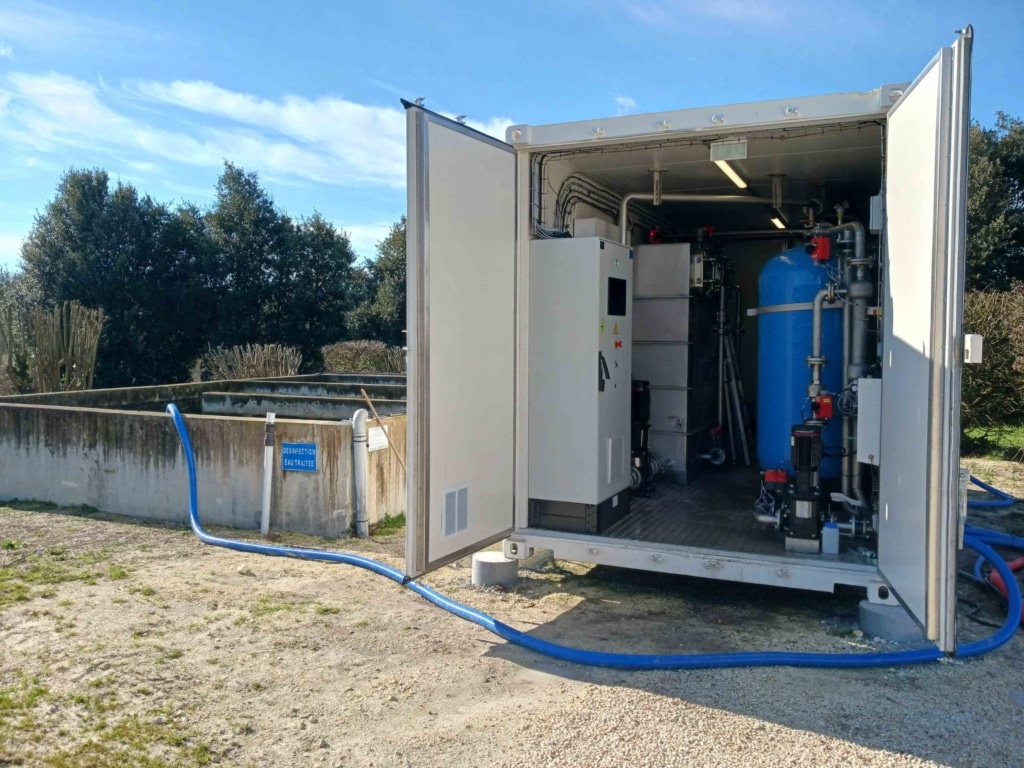 installation de l'unité irYs sur site