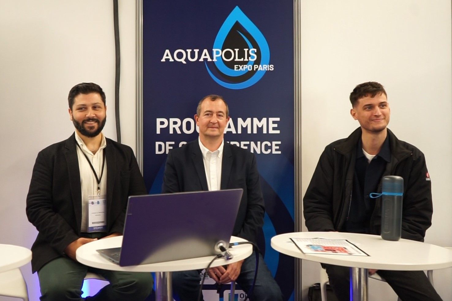 Khaled Al Mezayen aux côtés du Maire de Chasse-sur-Rhône et d'Hélios Avocats.