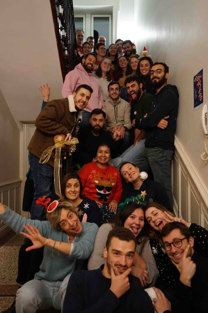 Equipe d'InovaYa lors du repas de fin d'année 2025