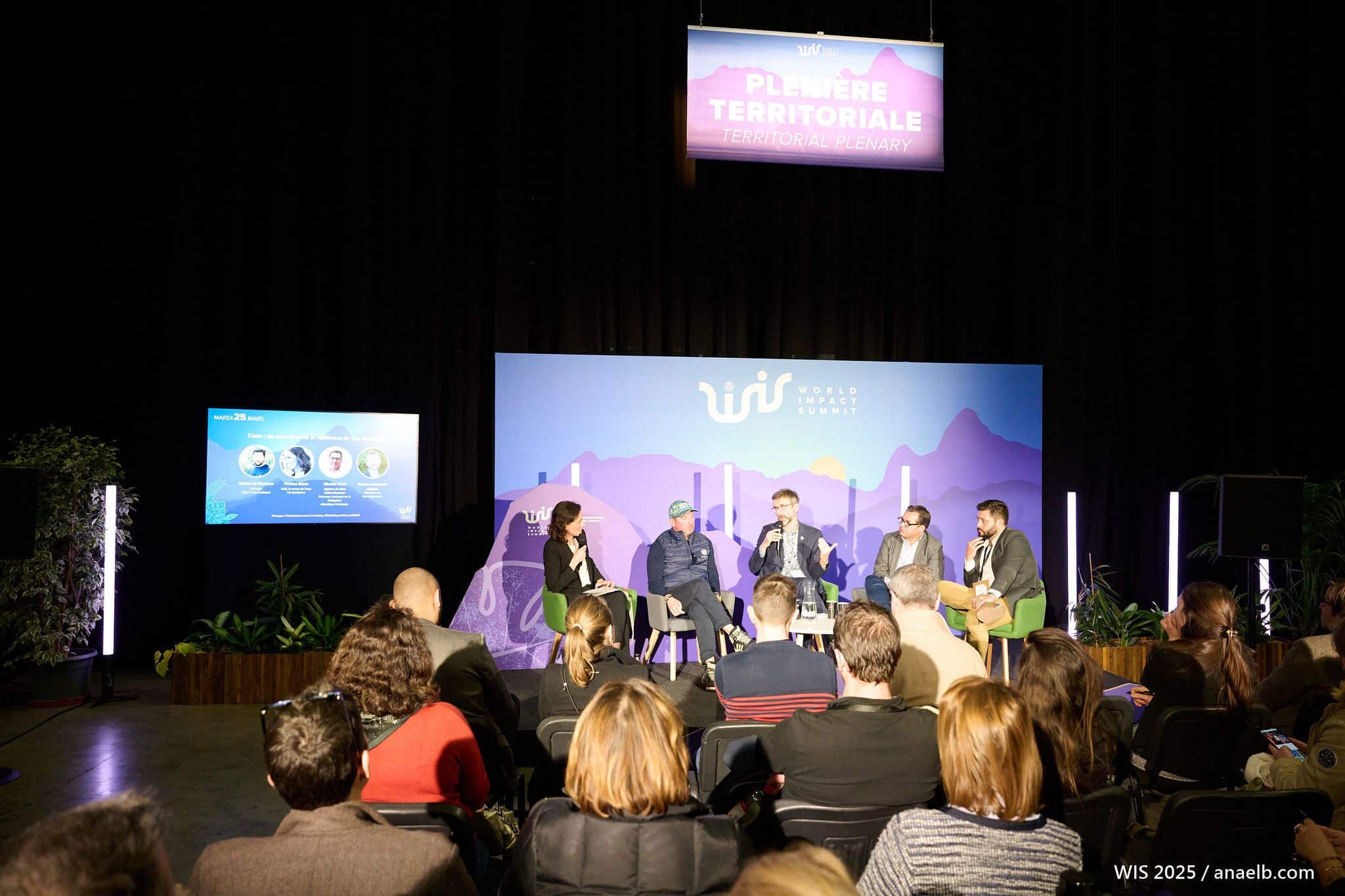 Point de vue du public de la World Impact Summit.